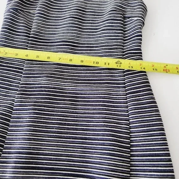 BANANA REPUBLIC Striped Fit & Flare Retro Dress - Picture 10 of 12